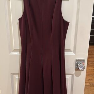 Rebecca Minkoff Elegant Burgundy Sleeveless Dress. Size 12